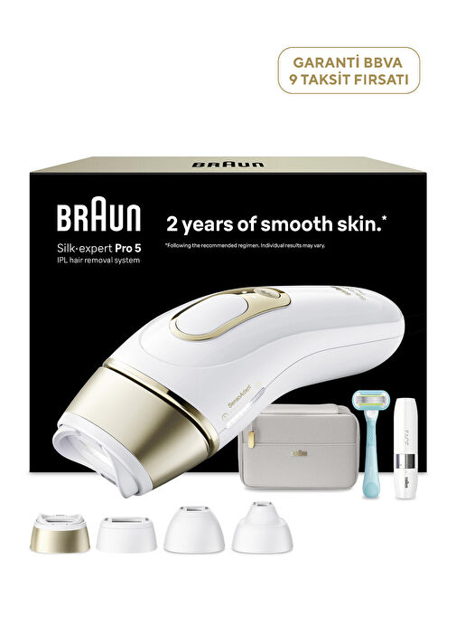 Braun - Silk·expert Pro 5 IPL Laser Hair Removal Tool + 4 Heads PL5412