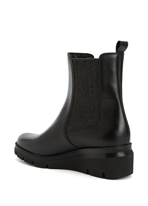 Siyah Kadın Deri Bot - Görsel 4