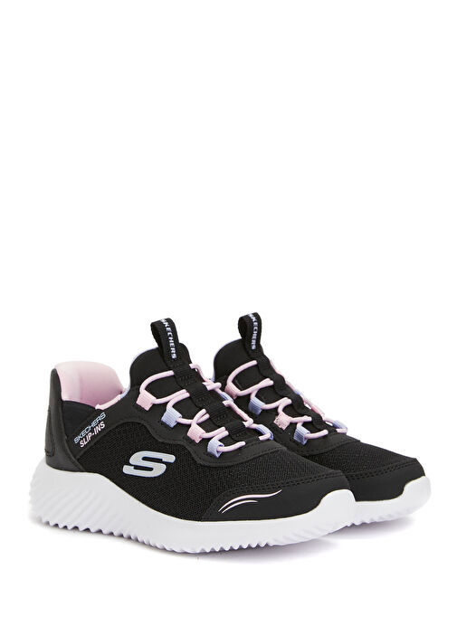 Skechers Skechers Siyah Slip-ins: Bounder - Simple Cute Kız Çocuk Sneaker Beymen'de! Siyah - 8. görsel