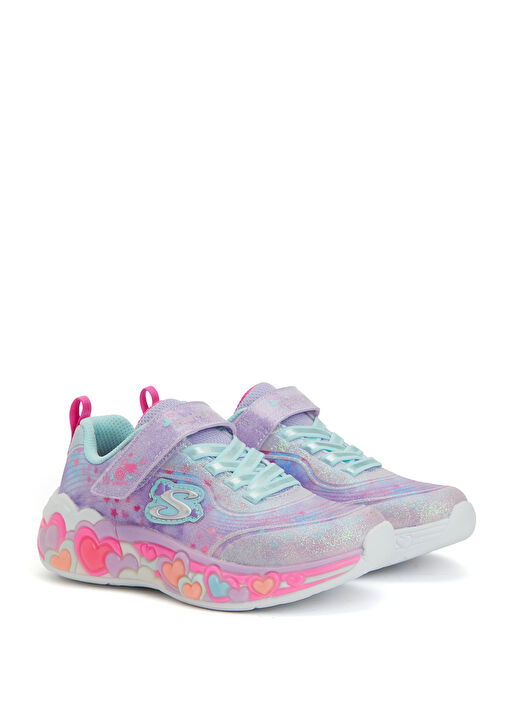 Eternal Heart Lights Çok Renkli Kız Çocuk Sneaker - Görsel 3