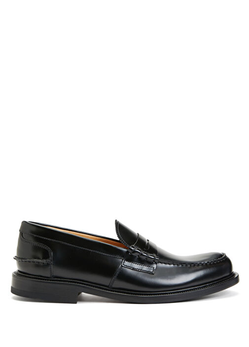 College Siyah Erkek Deri Loafer - Görsel 2