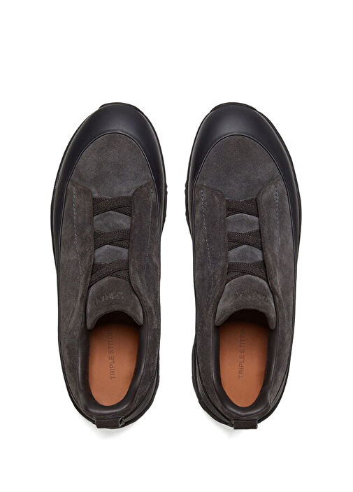 Koyu Gri Erkek Deri Bot - Görsel 5