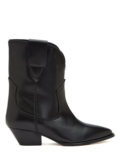 Divarese Siyah Divarese Deri Kadın Bot