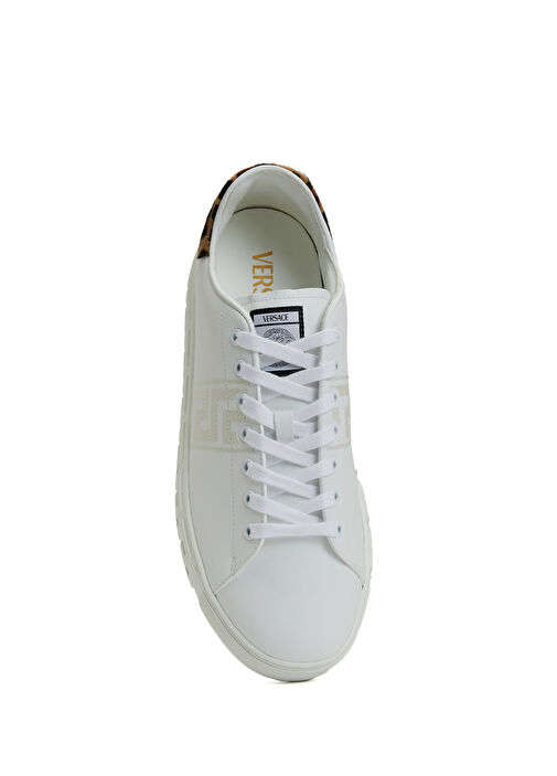 Beyaz Logo Detaylı Erkek Sneaker - Görsel 5