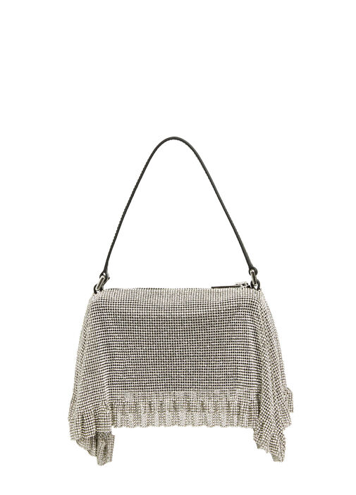 Alexander Wang Gümüş Kadın Divina Pochette Silver Kristal Taşlı
