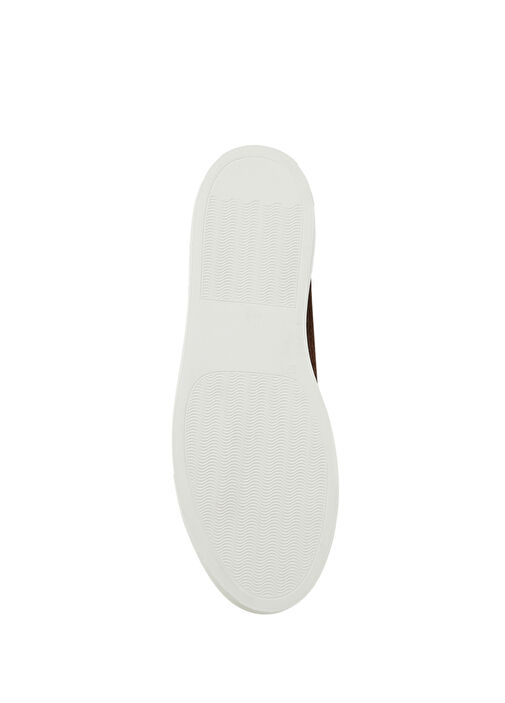 Kahverengi Erkek Deri Sneaker - Görsel 6