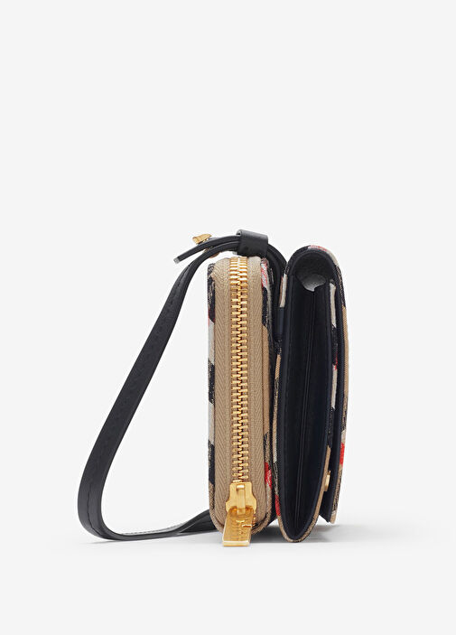 【BURBERRY】スニップ マルチポーチ Burberry - Snip Multi Pouch Beige Women's Shoulder Bag