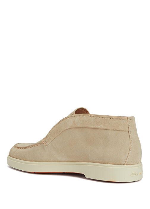 Açık Bej Kadın Deri Loafer - Görsel 4