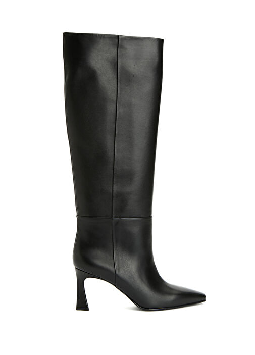 Siyah Kadın Deri Çizme - Görsel 2