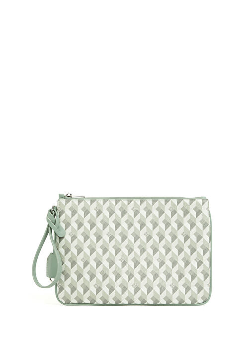 Monogram Açık Yeşil Kadın El Portföyü