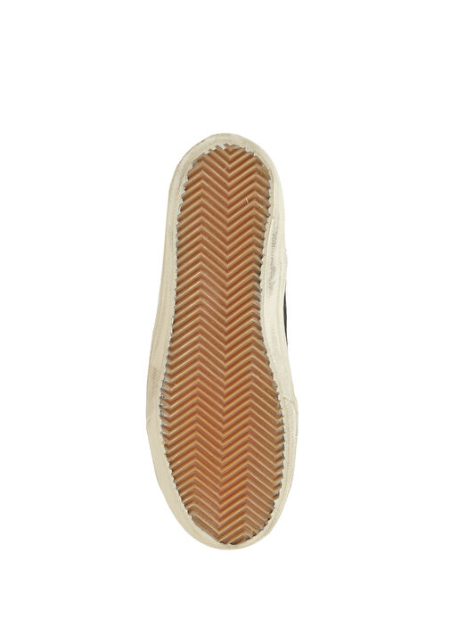 Slide Siyah Kadın Deri Bilek Boy Sneaker - Görsel 6