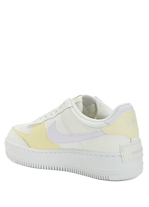 AF1 Shadow Beyaz Kadın Deri Sneaker - Görsel 4