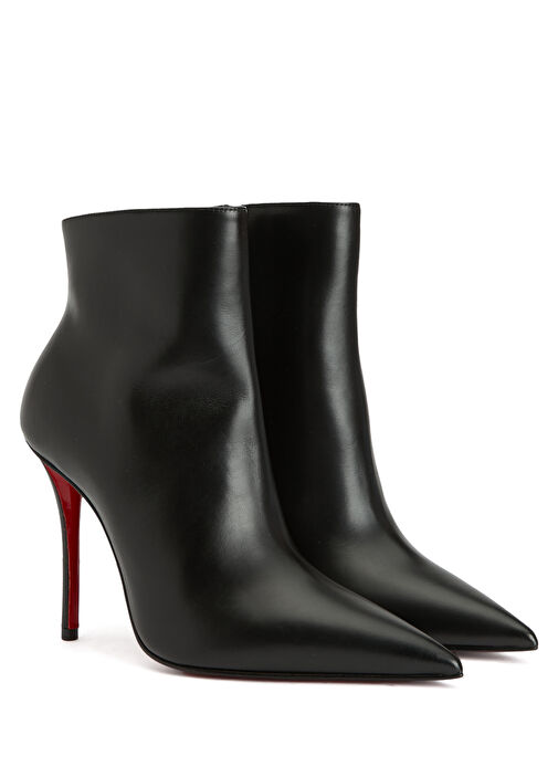 Miss Z Siyah Kadın Deri Bot - Görsel 3