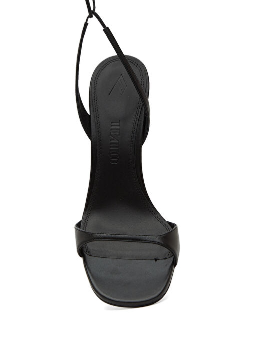 Ora Siyah Kadın Deri Sandalet - Görsel 5