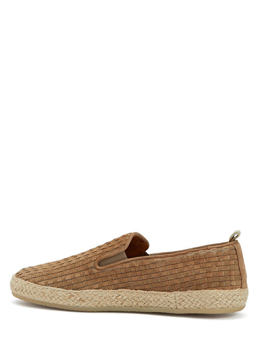 Bej Erkek Deri Loafer - Görsel 4