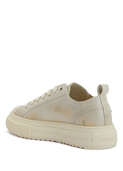 Berlin Beyaz Erkek Deri Sneaker - Görsel 4