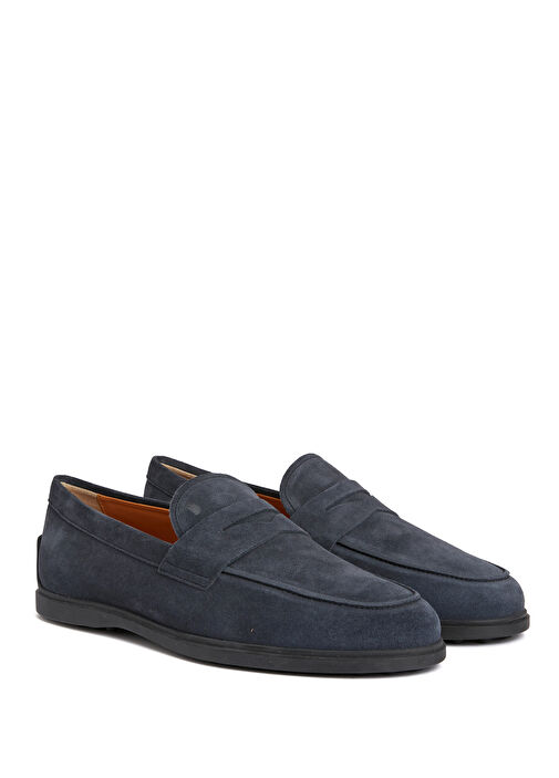 Lacivert Erkek Süet Loafer - Görsel 3