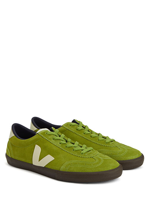 Volley Yeşil Beyaz Erkek Süet Sneaker - Görsel 3