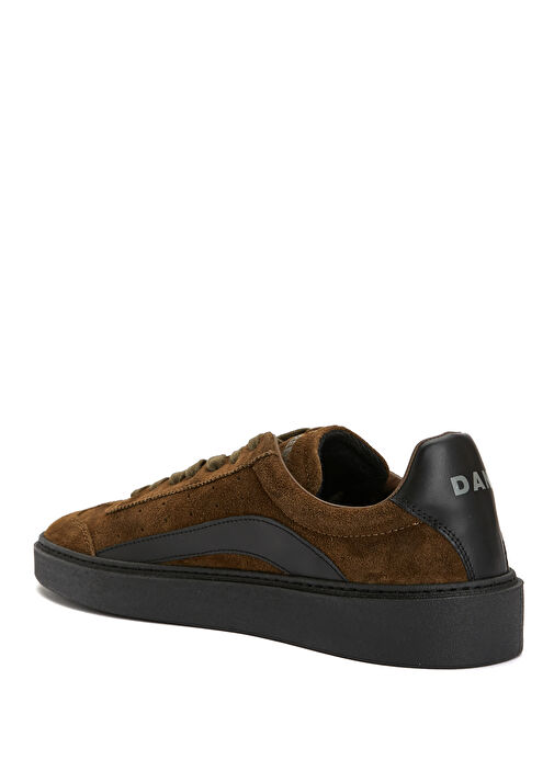 Koyu Kahverengi Erkek Süet Sneaker - Görsel 4