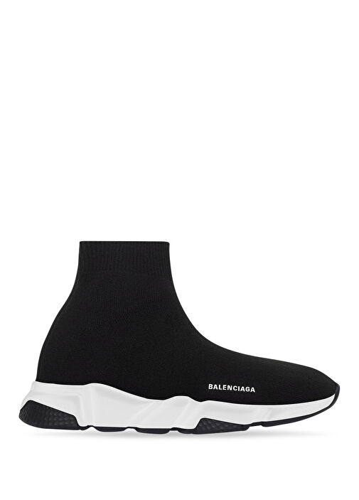 Balenciaga Speed Lt Black White Mens Sneakers