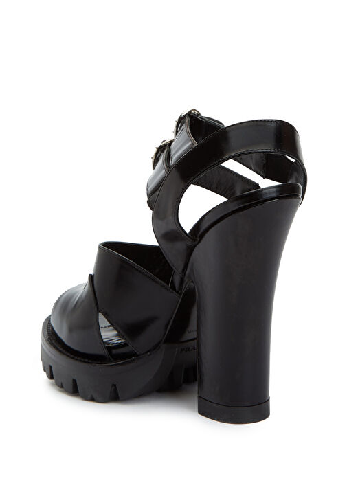 Beymen Reborn Beymen Reborn Siyah Prada Topuklu Ayakkabı Basketbol Ayakkabıları | Beymen Siyah - 4. görsel