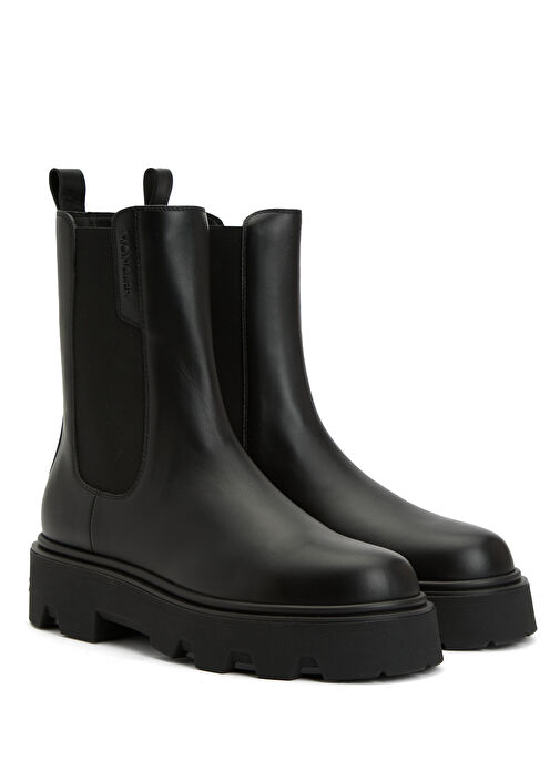 Siyah Kadın Deri Bot - Görsel 3