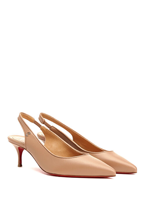 Kate Nude Deri Topuklu Ayakkabı - Görsel 3