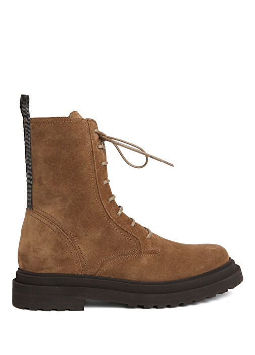 Kahverengi Kadın Süet Bot - Görsel 2