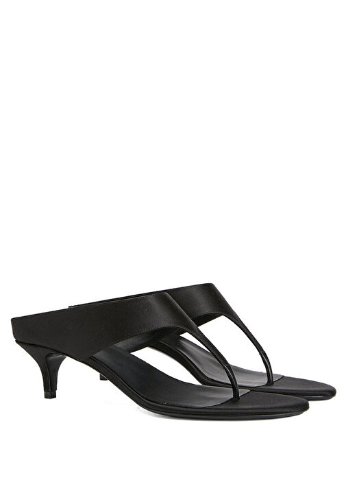 Siyah Kadın Deri Terlik - Görsel 3