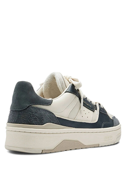 Clay Bej Siyah Kadın Deri Sneaker - Görsel 4