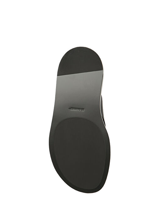 Siyah Kadın Deri Terlik - Görsel 6