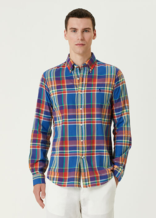 Polo Ralph Lauren Multi Colored Plaid Patterned Shirt