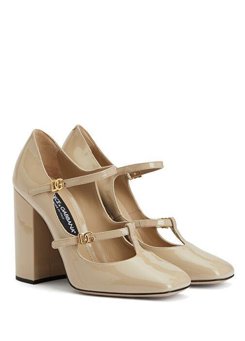 Kum Deri Topuklu Ayakkabı - Görsel 3