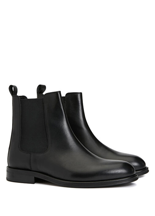 Siyah Erkek Deri Chelsea Bot - Görsel 3