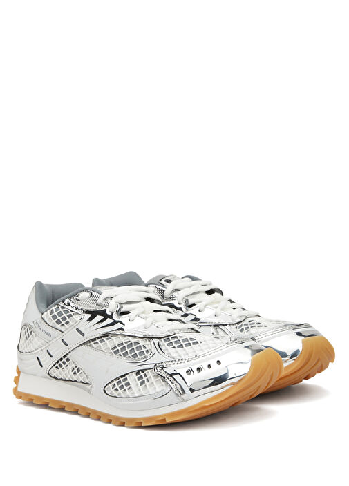 Orbit Beyaz Gümüş Erkek Sneaker - Görsel 3