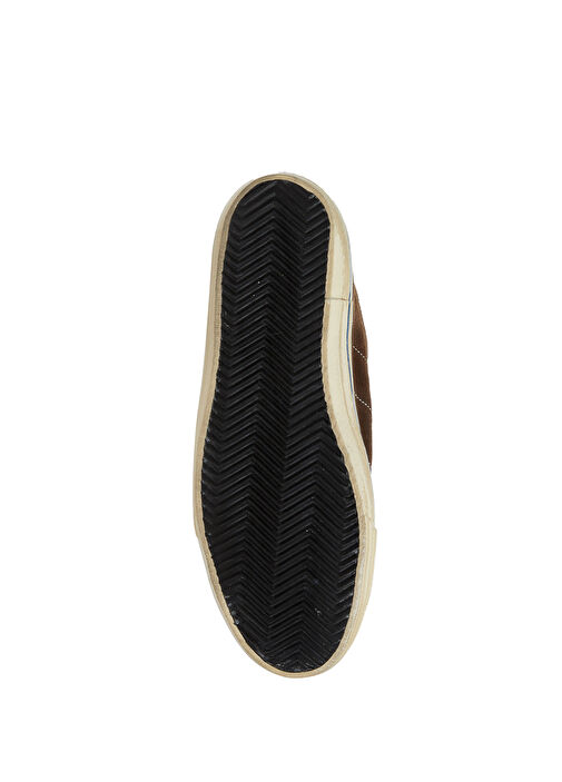 V-Star Kahverengi Kadın Deri Sneaker - Görsel 6
