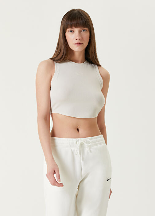 Crop top nike blanc on sale