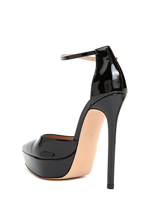 Kasia Siyah Deri Topuklu Ayakkabı - Görsel 4