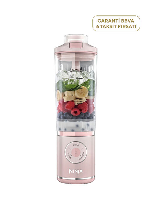 Ninja - Blast Max Pembe Taşınabilir Blender - Pembe
