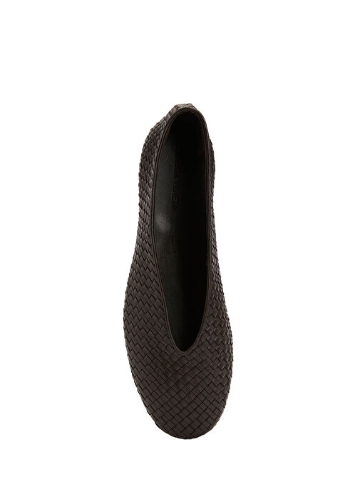 Koyu Kahverengi Deri Babet - Görsel 5