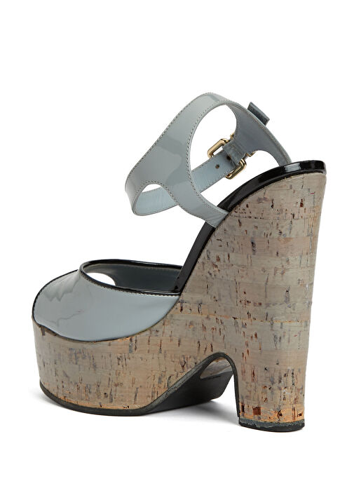 Beymen Reborn Gri Beymen Reborn Fendi Topuklu Sandalet