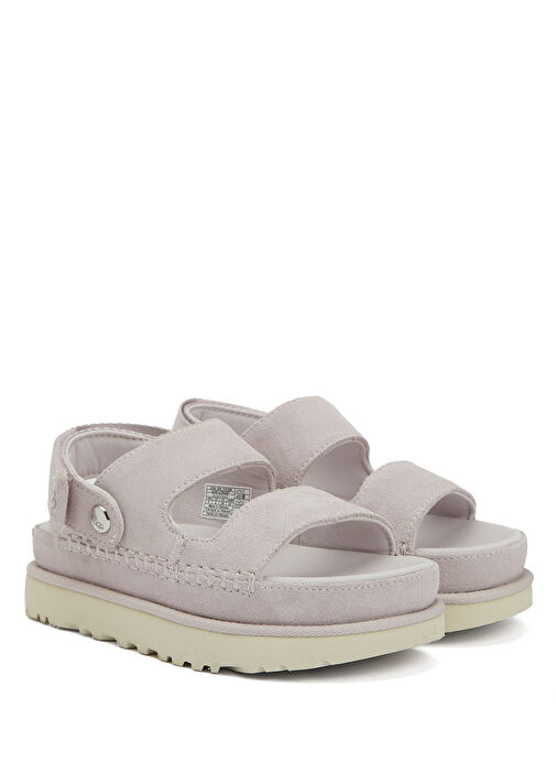 GoldenStar Lila Kadın Süet Sandalet - Görsel 3