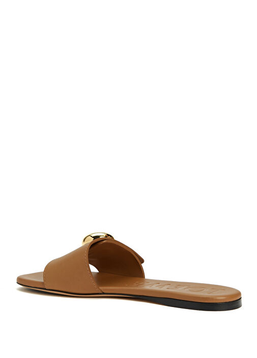 Pebble Taba Kadın Deri Terlik - Görsel 4