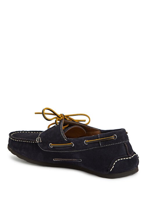 Lacivert Erkek Deri Loafer - Görsel 4