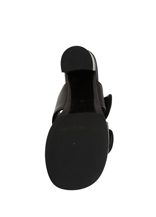 Divarese Divarese Siyah Kadın Deri Terlik Beymen'de! Siyah - 6. görsel