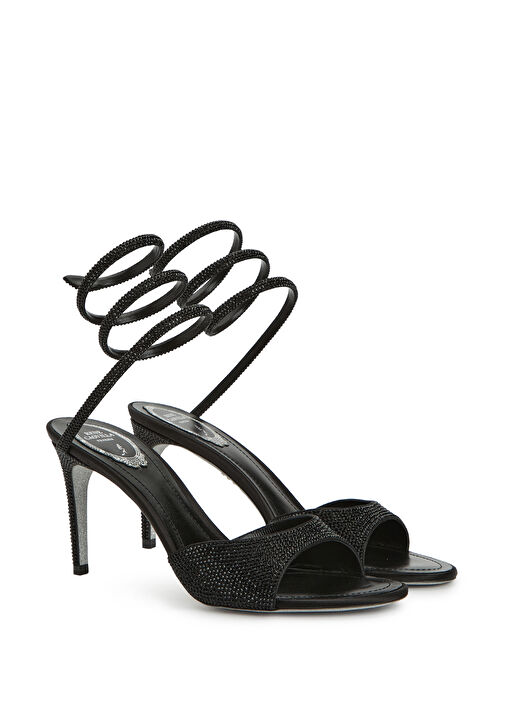 Siyah Kadın Sandalet - Görsel 3