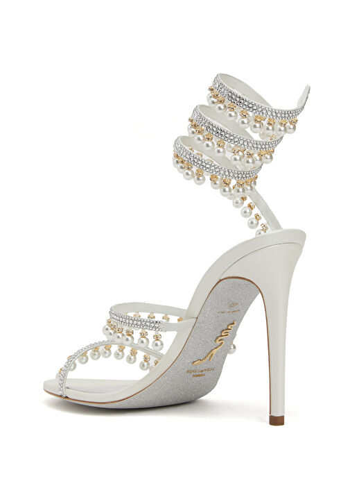 Beyaz Kadın Sandalet - Görsel 4