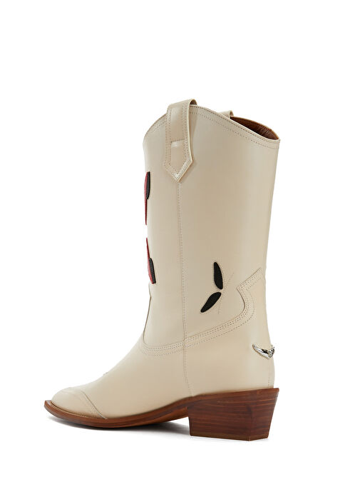 Zadig&voltaire Zadig&voltaire Cara Beyaz Kadın Deri Çizme Bot | Beymen Beyaz - 4. görsel