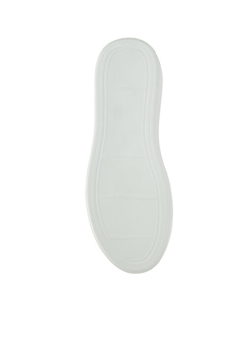 Siyah Kadın Deri Sneaker - Görsel 6