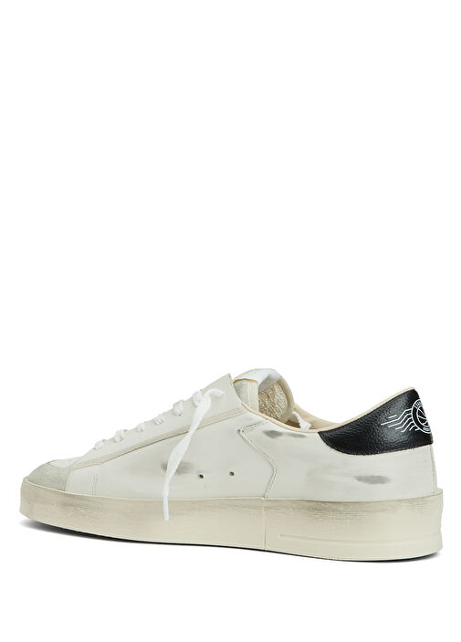 LTD Edition Beyaz Silver Erkek Deri Sneaker - Görsel 4